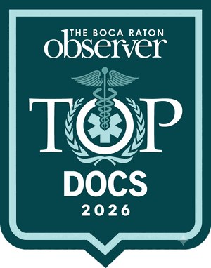 The Boca Raton Observer Top Docs 2026 badge